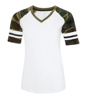 ATC EUROSPUN RING SPUN BASEBALL LADIES' TEE